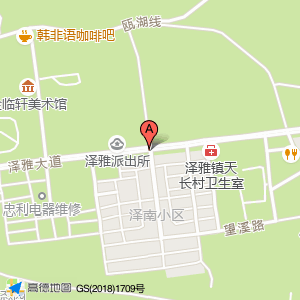 天长街与泽雅大道交叉口