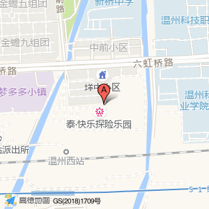 新桥月色地面停车场(出入口)