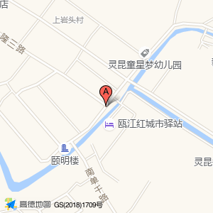 上岩头路与隆三路交叉口