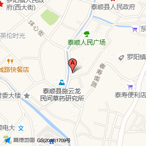 泰顺县人民医院医共体罗阳分院停车场(出入口)