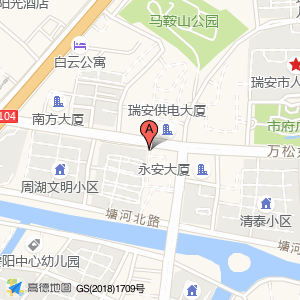 瑞安财税大楼内部停车场(出入口)