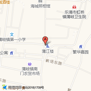 蔚文南路与蔚文西路交叉口