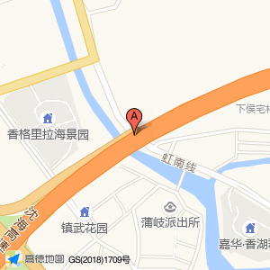 蒲岐互通与006县道交叉口